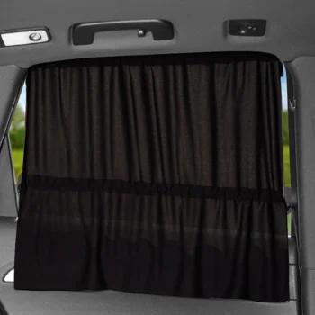 Car Window Shades Car Sunshade Side Window Privacy Sunscreen Shading Heat Insulation Suction Cup Car Curtain Car Interior Heat Insulation Curtain