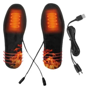 TENGOO USB Rechargeable Heated Insoles Waterproof Winter Warm Shoe Insoles for Motorcycle Cycling Skiing Hiking Supplies