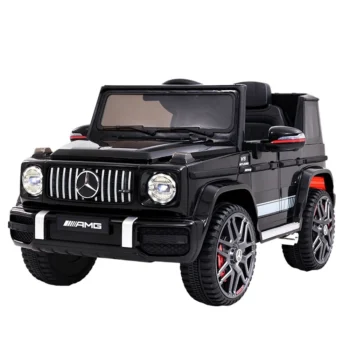 [EU Direct] ELJET Mercedes G63 AMG Electric Kids Car 12V 60W with Remote Control Leather Seat Electric Car for Kids Outdoors Christmas Gift