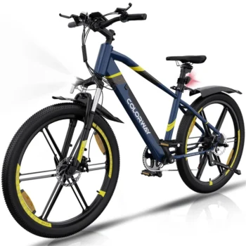 [EU DIRECT] COLORWAY BK7S-CW Electric Bike 36V 12AH Battery 250W Motor 26inch Tires 35-90KM Max Mileage 120KG Max Load Electric Bicycle