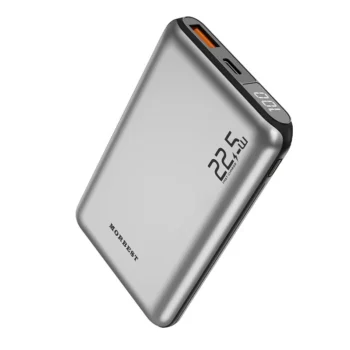 MORBEST P016 22.5W 20000mAh Power Bank External Battery Digital Power Supply Fast Charging with 1 Input & 2 Outputs for iPhone 16 Pro 15 14 13 Pro Max for Huawei Mate XT for Xiaomi MIX Fold4