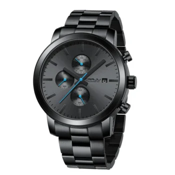 CRRJU Mens Chronograph Watch