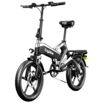 [USA DIRECT] Euybike K6S Electric Bike 48V 12.8AH LG Battery 500W Motor 20inch Tires 45-70KM Max Mileage 140KG Max Load Folding Electric Bicycle