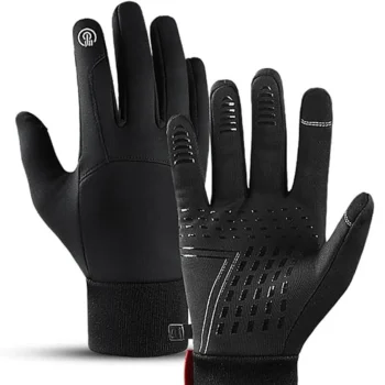 Xanes Winter Warm Bike Gloves Men Women Anti Slip Touch Screen Gloves Cold Weather Gloves Windproof Waterproof Winter Warm Gloves for Skiing Cycling Skating