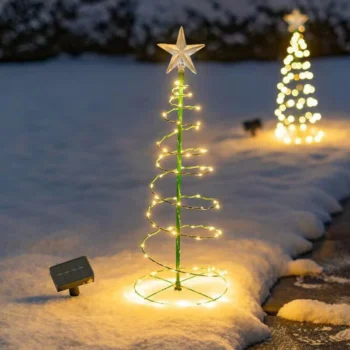 Solar Christmas Outdoor Decoration Christmas Tree Lights Outdoor Christmas Lighting Decorations Christmas Tree Christmas Lighting Garden Solar Fairy LED Lights