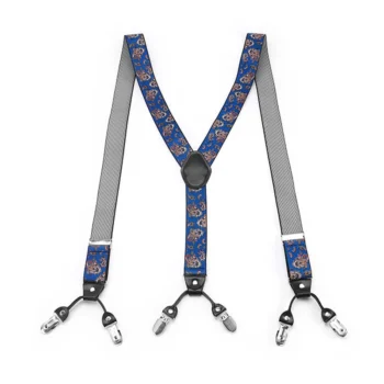 125CM Men's Fashion Suspenders Adjustable Strappy Y-Back