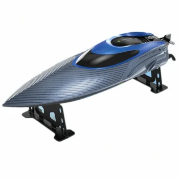 4DRC S3 2.4G 25km/h RC Boat Fast High Speed Capsized Reset LED Light Water Model Remote Control Toys RTR Pools Lakes Racing Kids Children Gift