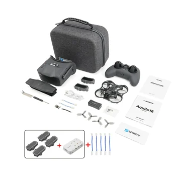 [EU Direct] Betafpv Aquila16 RTF 86mm 1S Whoop FPV Racing Drone ELRS 2.4G with FPV Goggles Radio Controller for Beginner