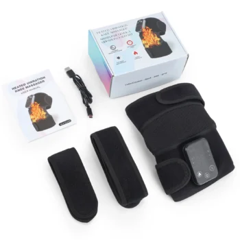 3 IN 1 Vibration Button Controller Heating Vibration Knee Pad Shoulder Pad Elbow Pad Intelligent Temperature Control Vibration Massage Moxibustion Hot Compress Instrument