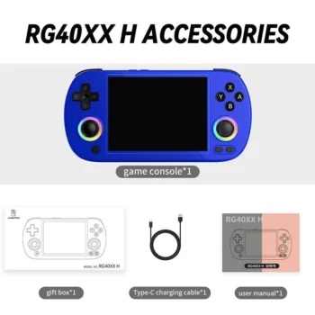 ANBERNIC RG40XX H Game handheld Console 64G+256G Compatible 5000+ Games 4.0-inch IPS Screen built-in WIFI/Bluetooth Supports Ported Games and Other 30+ Emulators